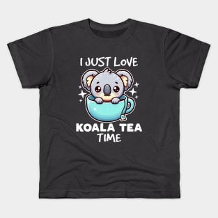 I Just Love Koala Tea Time Kids T-Shirt